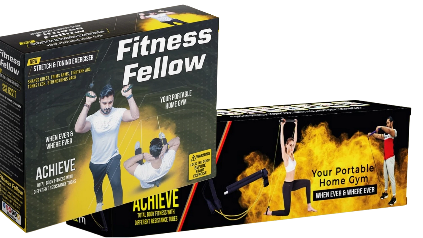Fitness Fellow Achieve – Complete Body Resistance Training Kit Combined Package
